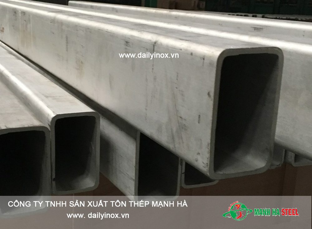 Hộp inox vuông Trung Quốc 8x8 - Đại lý inox Mạnh Hà