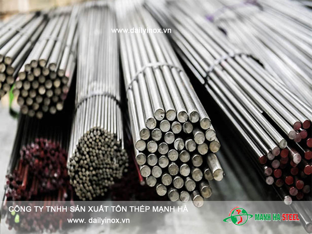 Tròn trơn láp đặc inox phi 3ly - Đại lý inox Mạnh Hà
